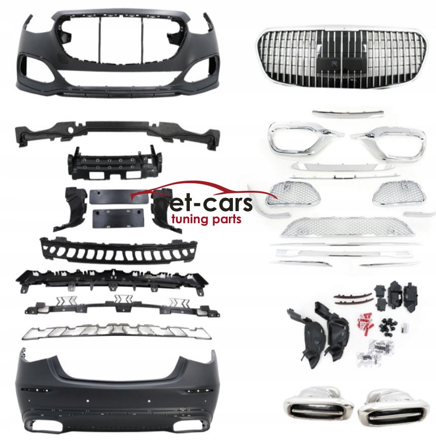 фото №14, Бампер перед задня решітка радіатора mercedes s w223 amg m b