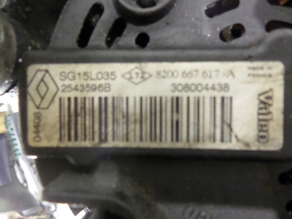 Генератор охолоджуваний renault 1.9 dci 8200667617 Оригінал