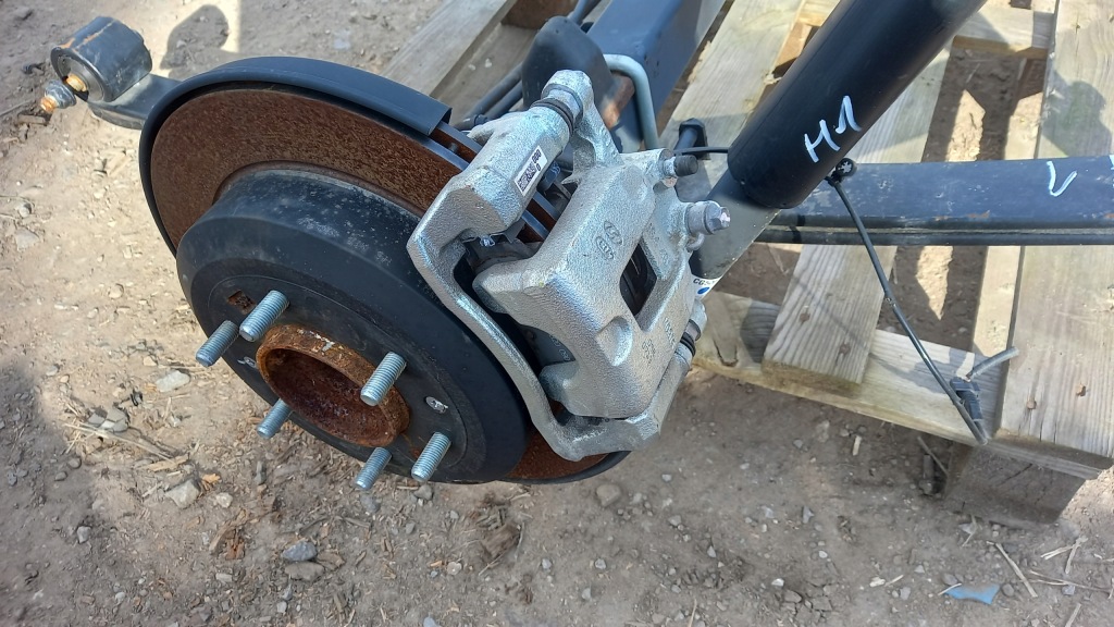 фото №6, Hyundai h1 staria підвіска задня ресора супорт амортизатор ступиця поворотний кулак