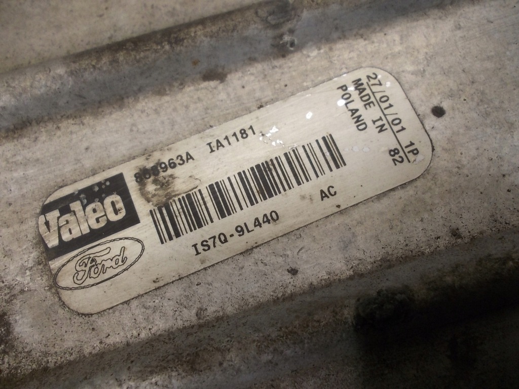 фото №8, Интеркулер mondeo mk3 2,0 tddi