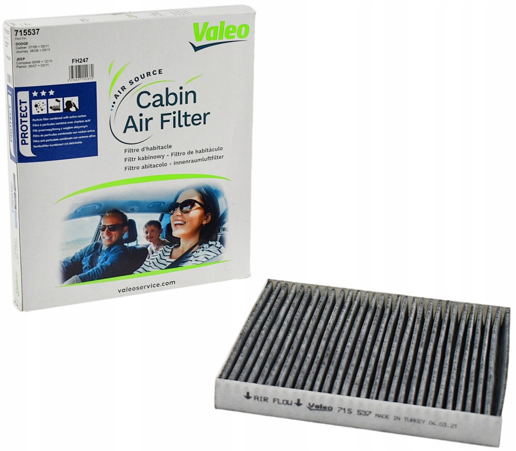 фото №1, Valeo фильтр салонный угольный dodge journey 2008-