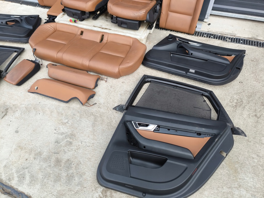 фото №6, Сиденье сиденья комплект audi a6 c6 кожа europa подогрев шторка mc donalds !!!