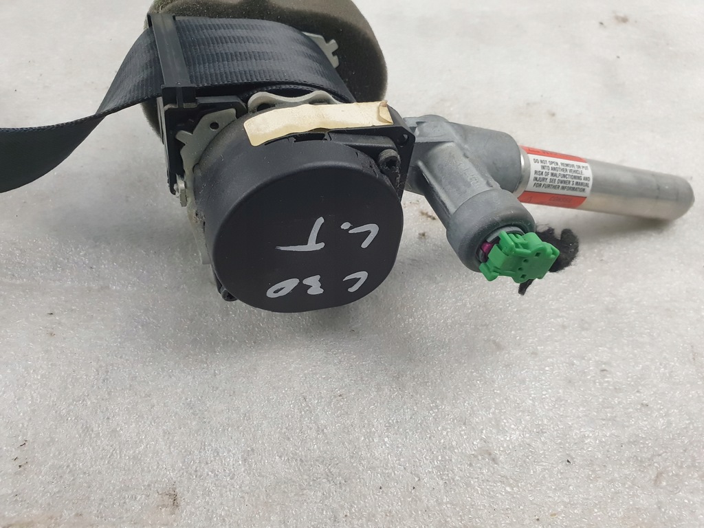 фото №4, Pas безопасности натяжитель левый задняя volvo c30