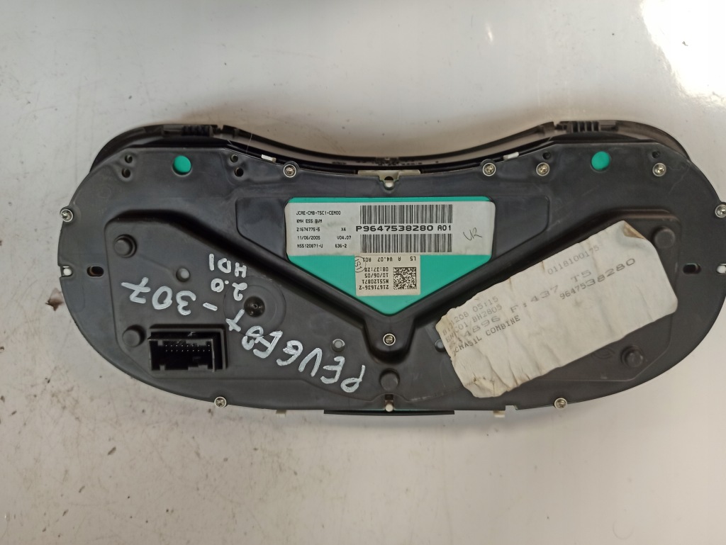 фото №9, Peugeot 307 2.0 hdi механічна коробка передач лічильник прилади p9636708880