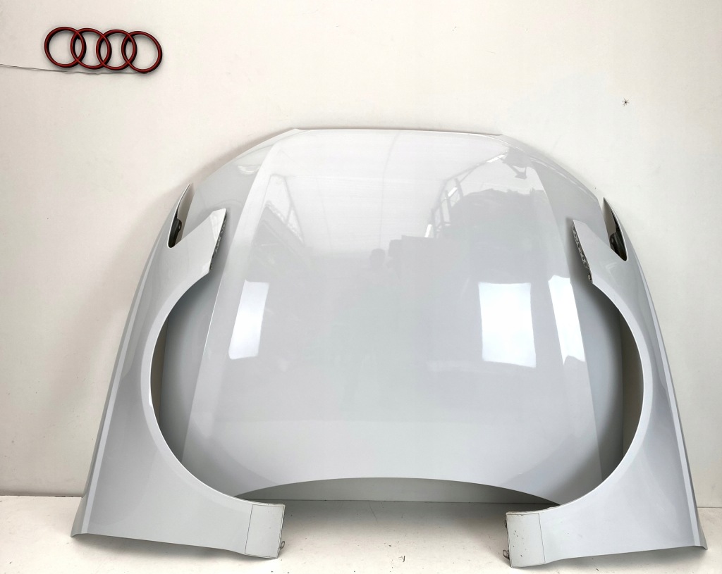 фото №7, Audi a6 4g c7 бампер капот pas лампи full led перед комплект білий