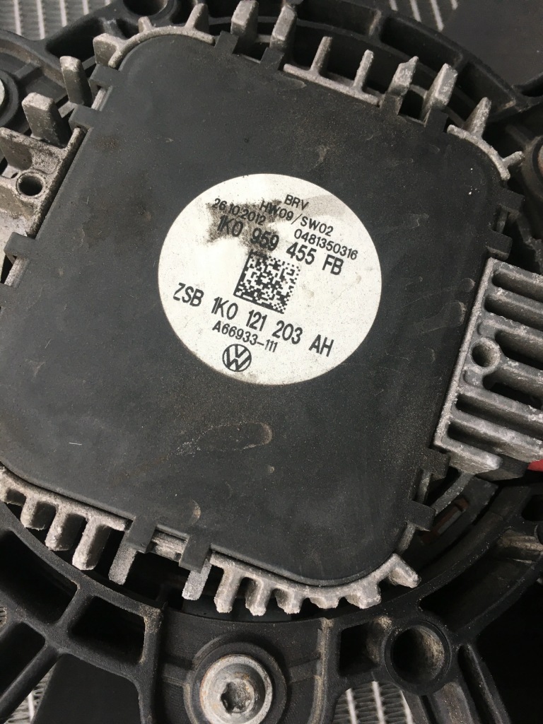 фото №7, Pas передній радіатор skoda superb ii 3t 1.6 tdi