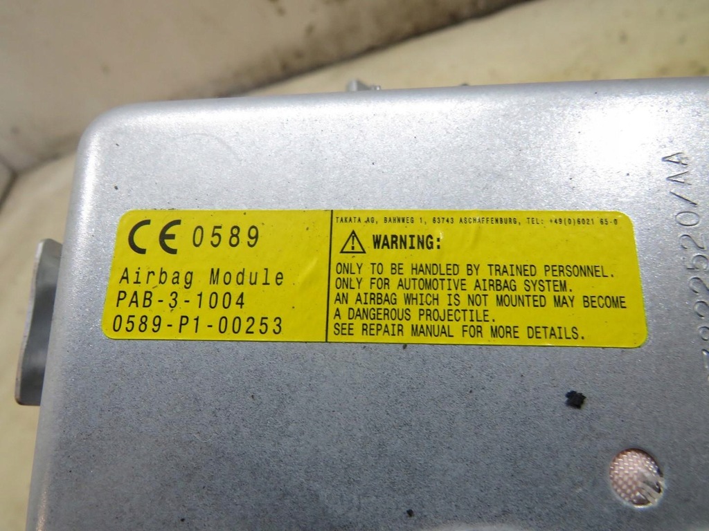 фото №5, Подушка пассажира auris ii