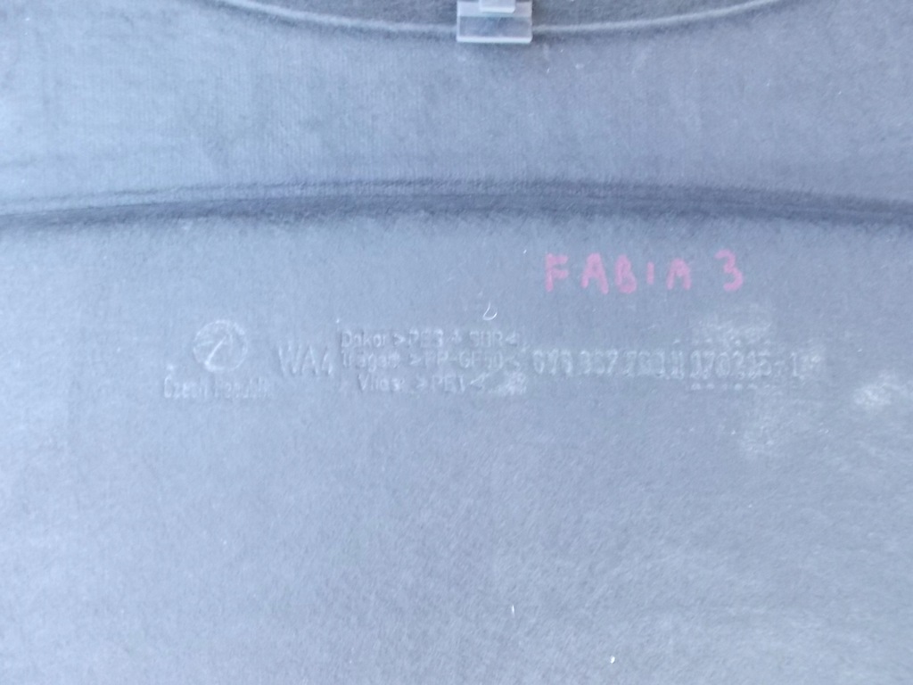 фото №8, Fabia 3 fabia iii полка багажника 5d хэтчбек