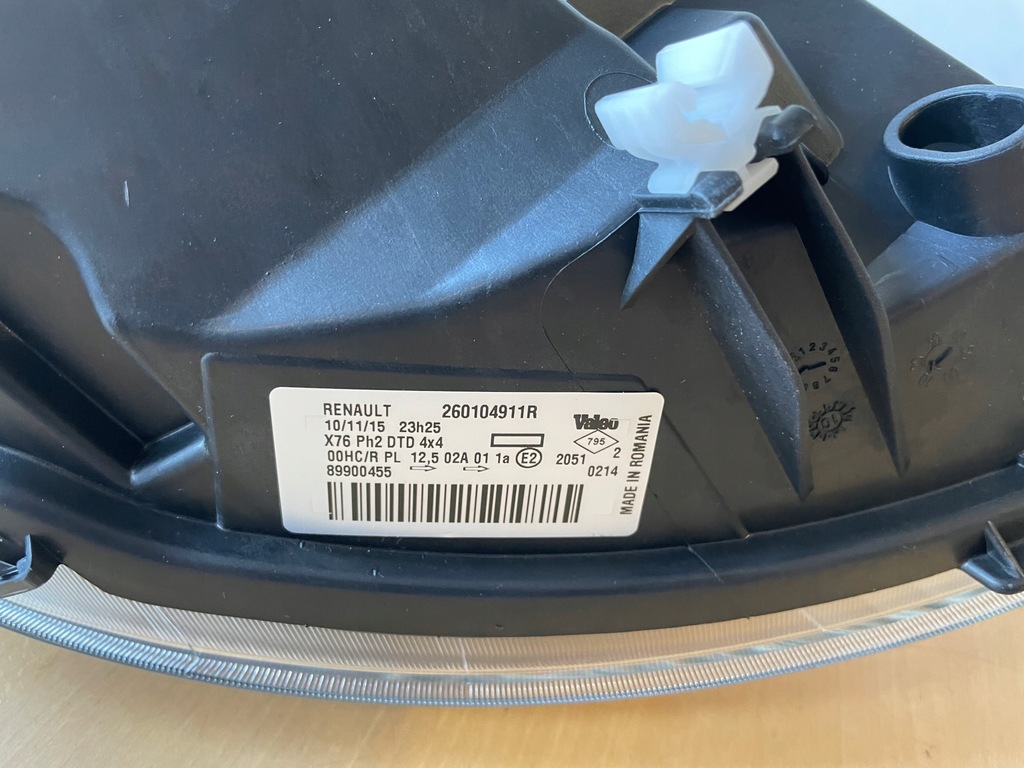 фото №5, Лампа передня renault kangoo i lift nowa