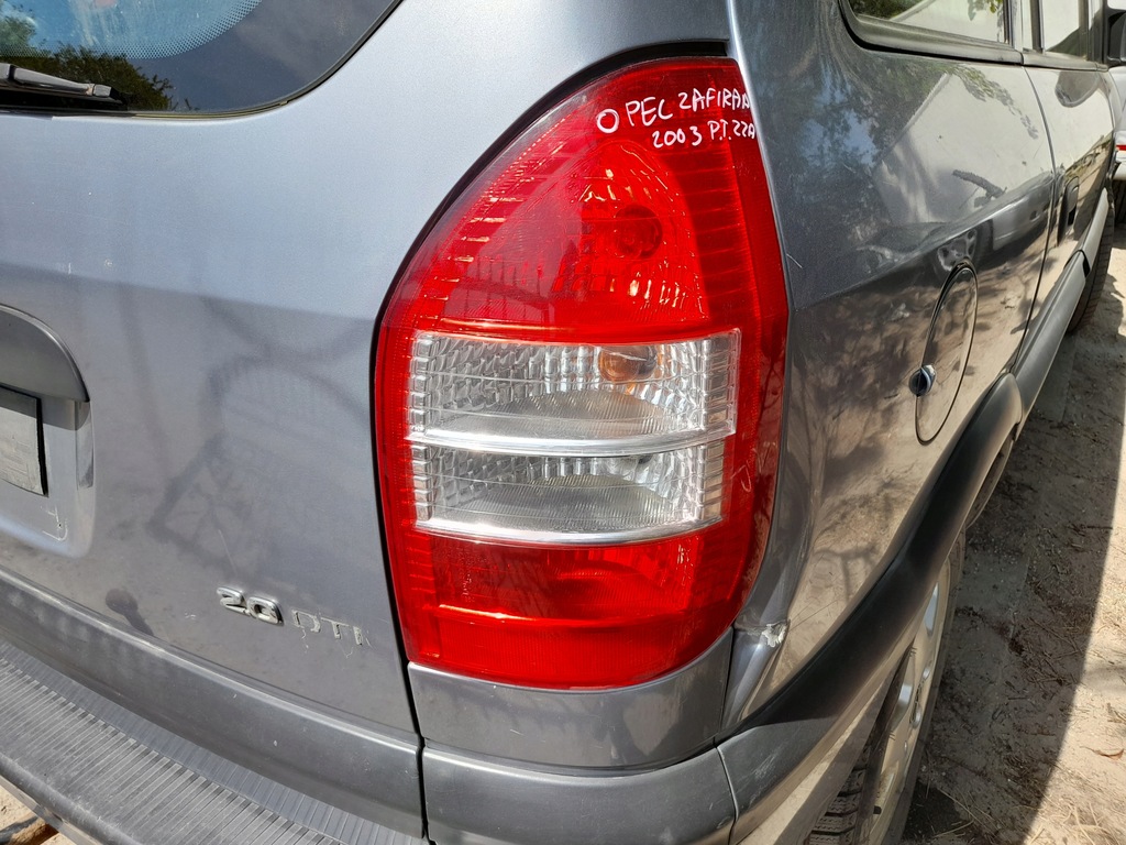 фото №8, Opel zafira a лампа правий задня права задня