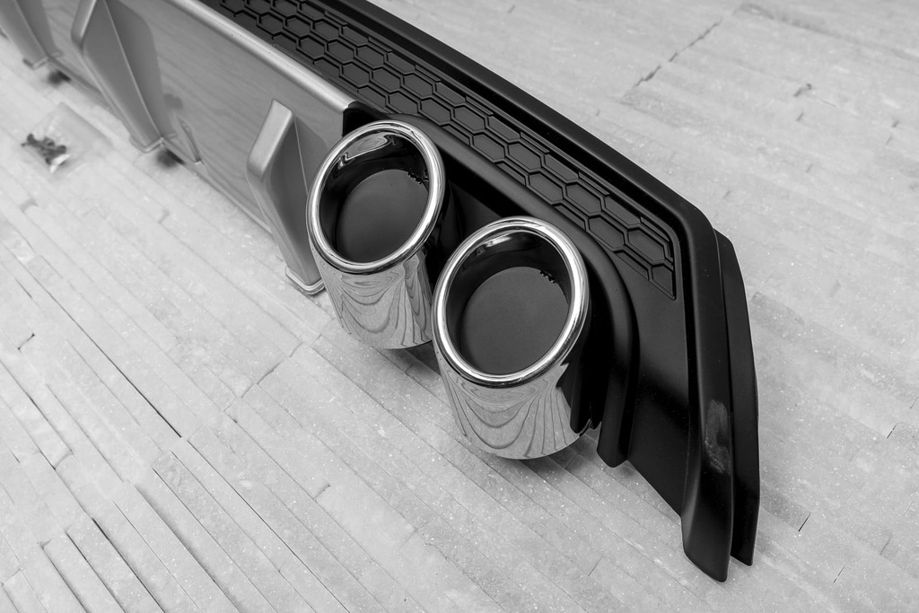 фото №10, Volkswagen polo v диффузор накладка бампер задний