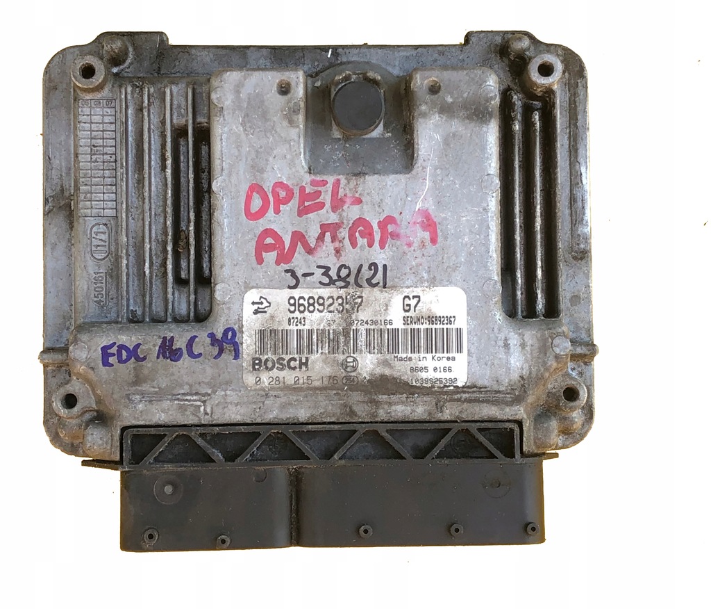 фото №1, Ecu opel antara 2.0 0281015176 96892357 dopiszę
