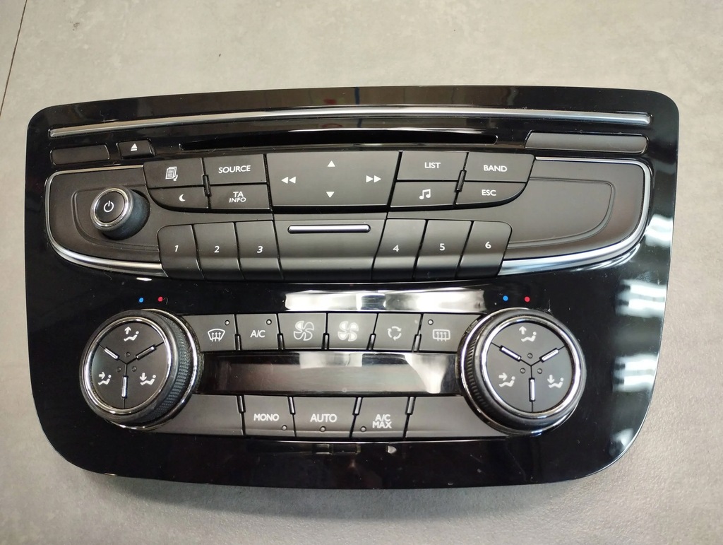 фото №1, Peugeot 508 панель кондиционера радио 96656643xz