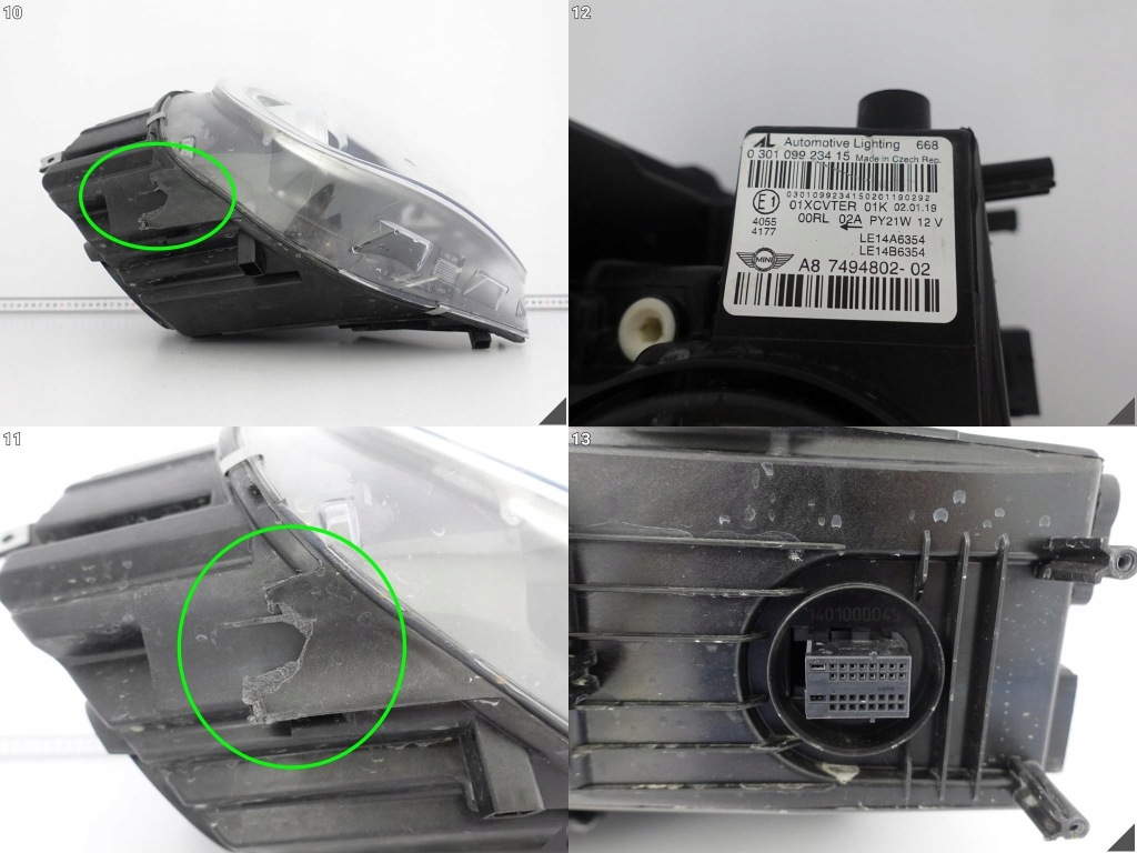 Mini countryman 2 2 f60 17-20 фара full led правый  перед европа 7494802 Доставка