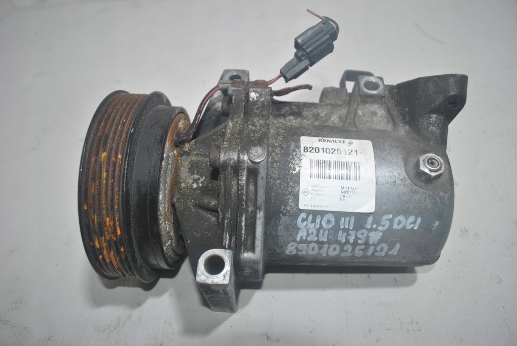 фото №1, Компрессор кондиционера renault clio iii 1.5dci 8201025121
