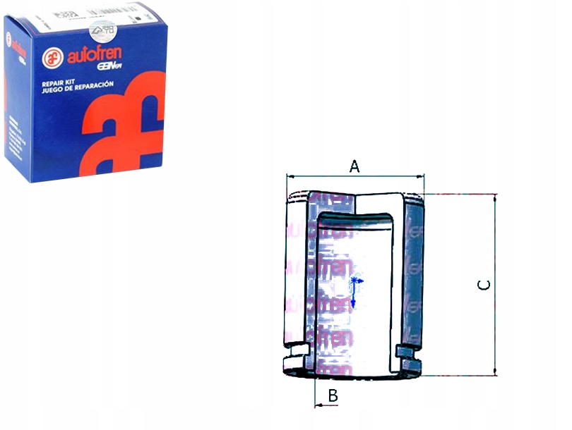 фото №1, Поршень тормозной hyundai перед i40 ix35 10- autof