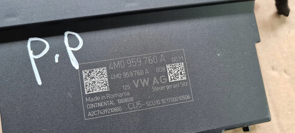 фото №7, A5 8w модуль блок керування пам'яті сидіння 4m0959760a a4 b9 8w q7 4m vw