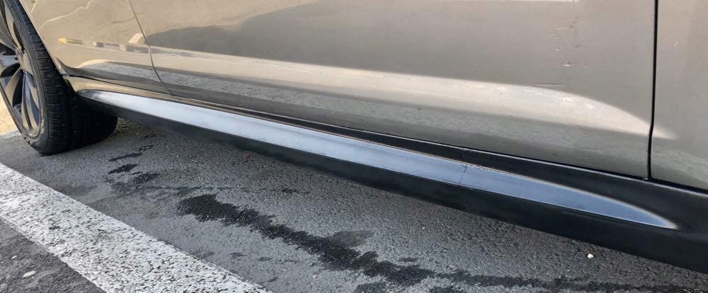 фото №7, Накладки порогові з волокна скляного w стиль r line do vw passat cc 08-17