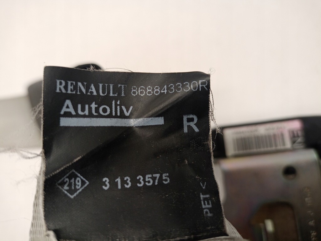 фото №10, Pas безпеки перед лівий renault zoe