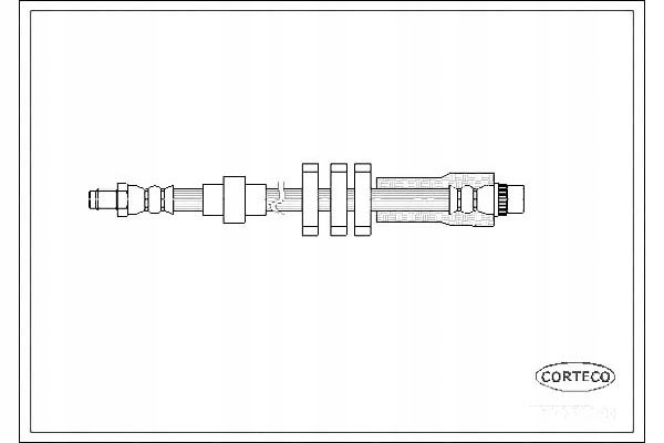 фото №13, Шланг гальмівний гнучкий peugeot 406 01-04 перед