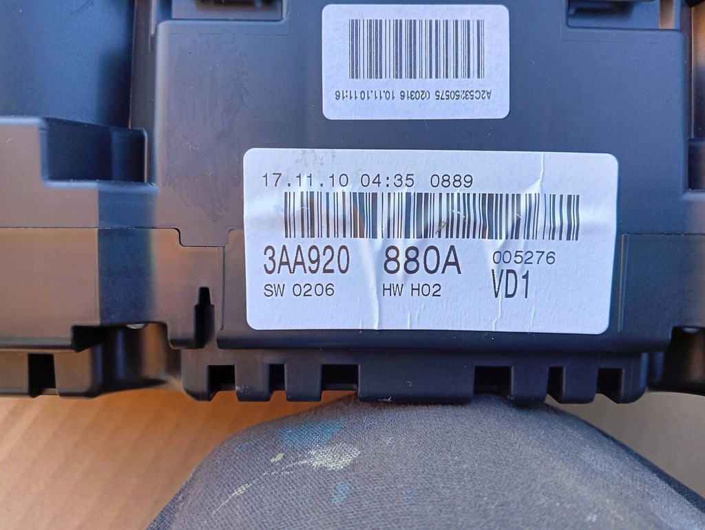 фото №5, Vw passat b7 счетчик приборы спидометр 3aa920880a