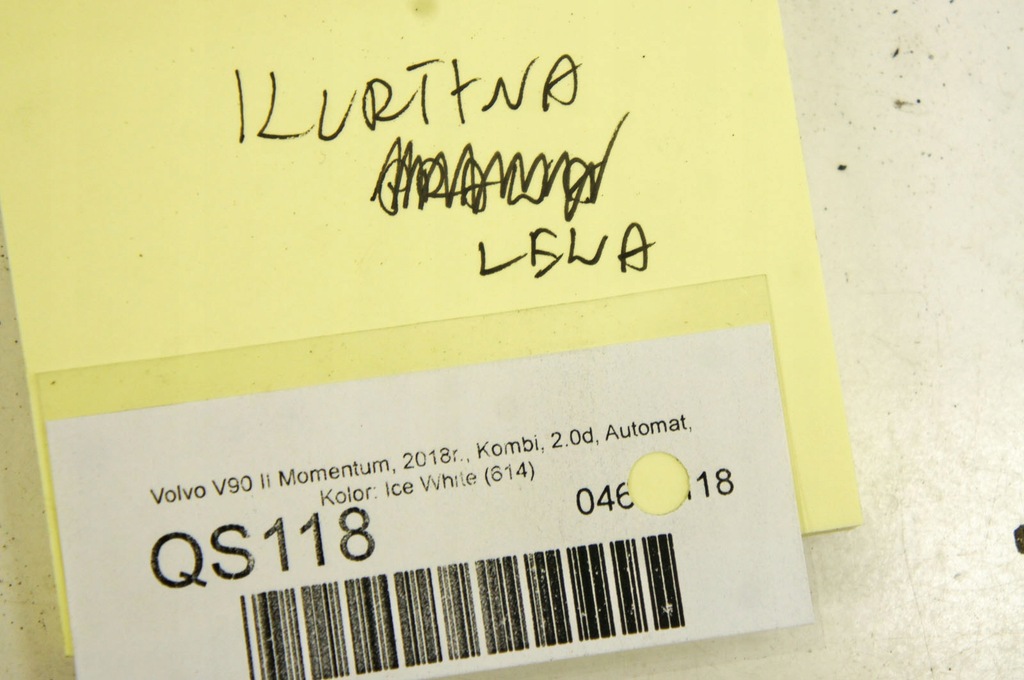 фото №6, Qs118 volvo v90 16- ^ подушка безпеки шторка безпеки ліва kombi
