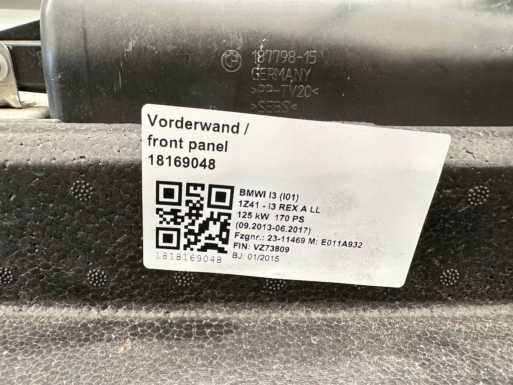 фото №9, Bmw i3 i01 перед капот бампер pas радіатор фари h7