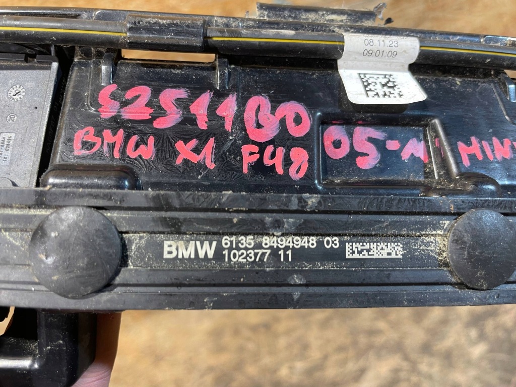 фото №10, Mini clubman ii 2 f54 15-24 направляющая бампера задняя задний датчик smart открывалка