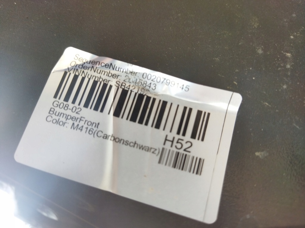 фото №6, Bmw ix3 g08 lift lci m-pakiet бампер перед передний 729a