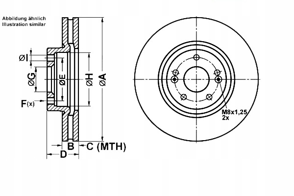 фото №15, Ate 24.0132-0169.1 диск гальмівна