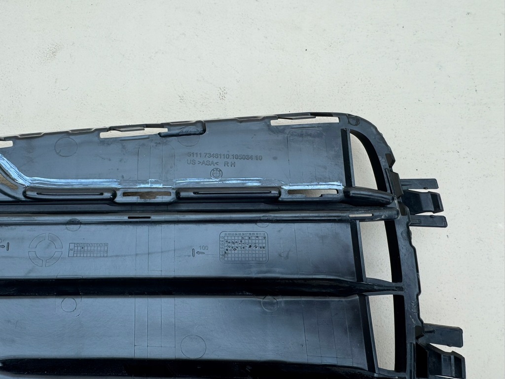 фото №14, Bmw x4 f26 14r- решётка бампера правая перед передняя 51117348110
