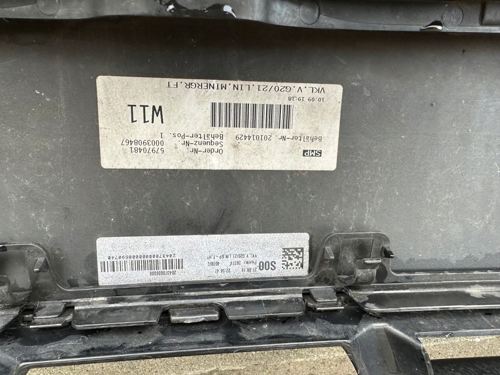 Бампер перед передний bmw 3 g20 g21 2018- + жалюзи решётки радиатора 9465188 + решётки Недорого