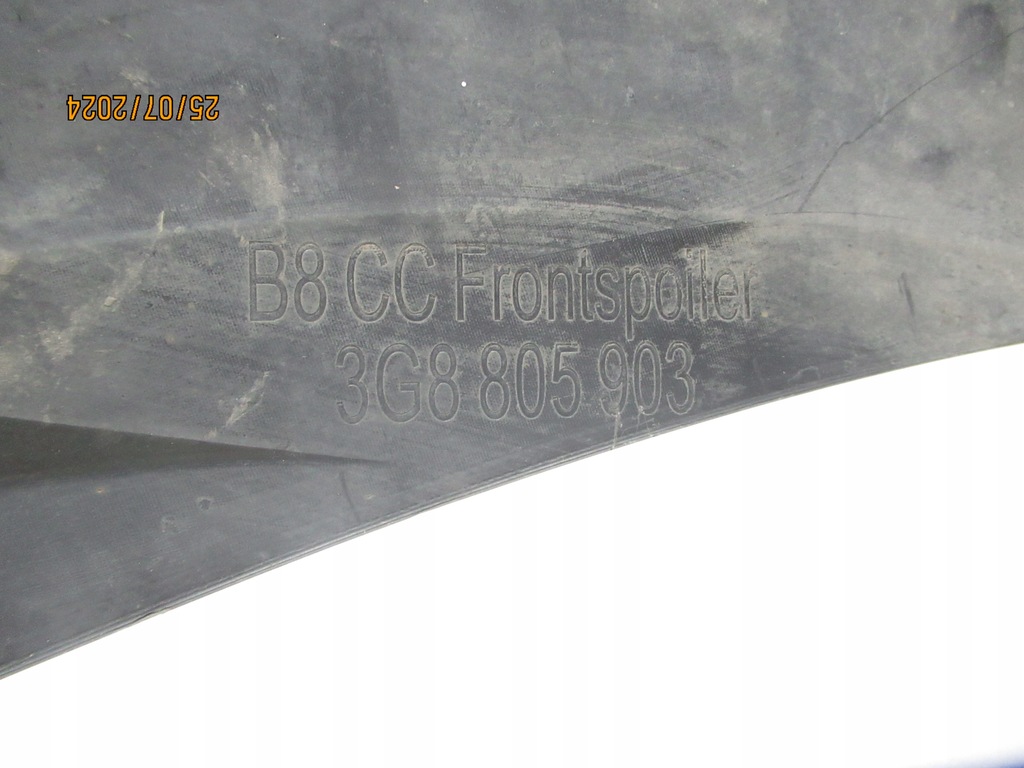 фото №7, Накладка спойлер бампера перед vw arteon 17- 3g8805903