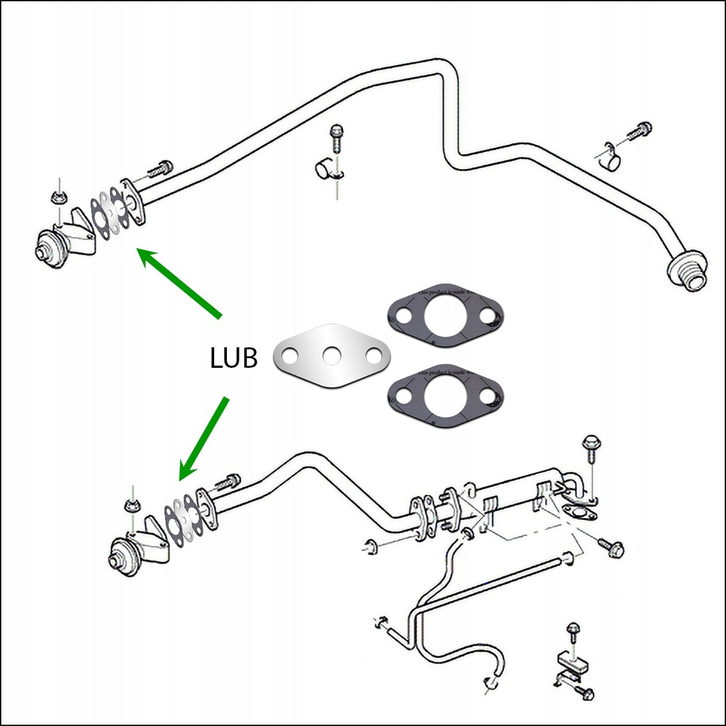 фото №4, Заглушка egr ford ranger 2.5 3.0 tdci mazda 2.5 d