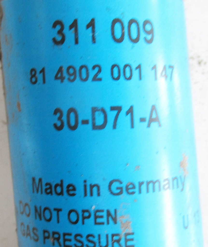 фото №6, Audi a3 8p 1.9 tdi амортизатор задня задній