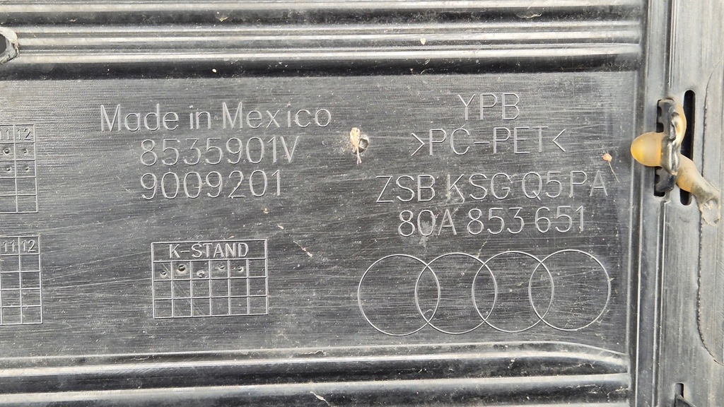 фото №13, Решітка радіатора радіатора решітка радіатора audi q5 80a fy 20-23 оригінальний номер 80a853651 стан bdb! оригінал