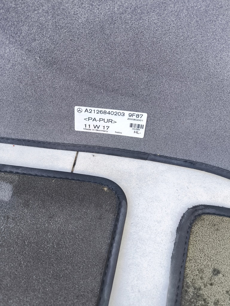 фото №8, Mercedes w212 килимки комплект килимки mercedes w212 a2126802148 ?