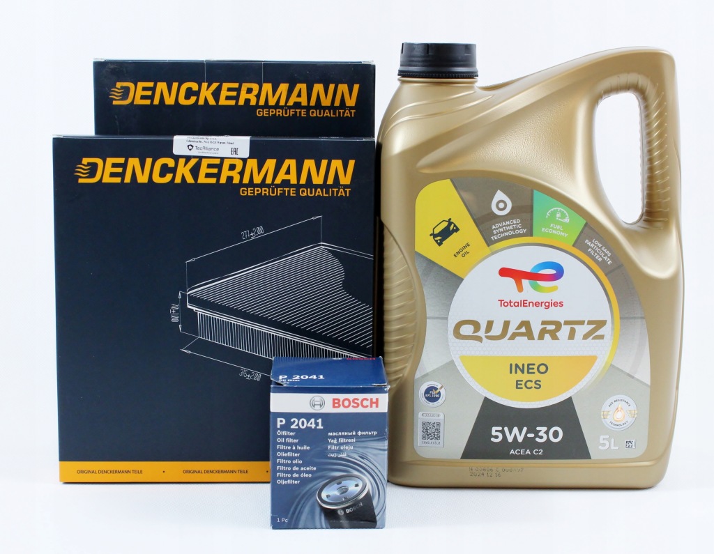фото №1, Фильтры + масло total ineo ecs 5w30 citroen c4 aircross mitsubishi asx 1.6