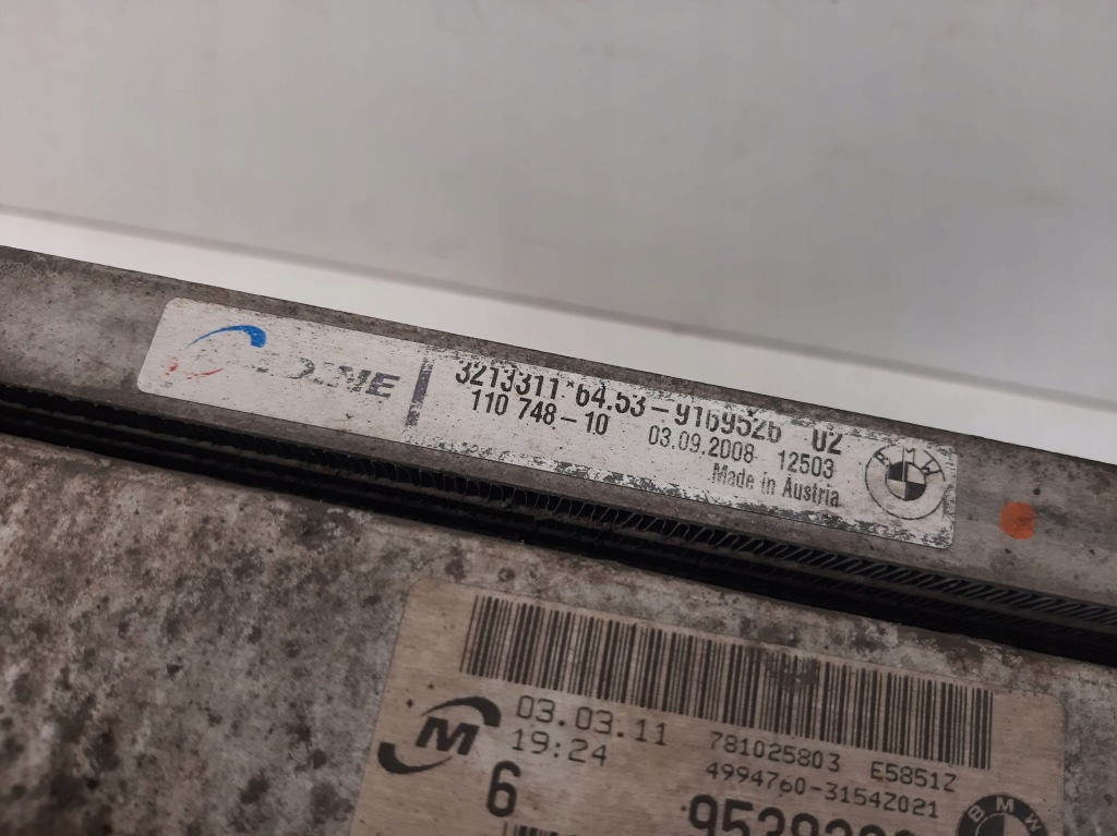 2010 bmw 3 e92 e93 комплект радиатор 9538380 в Украине