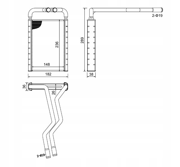 фото №1, Hart обігрівач hyundai santa fe ii 2006-2011