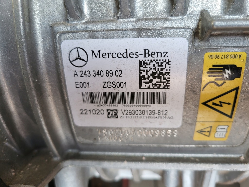 фото №8, Двигатель электрический mercedes eqa 300 eqb w243 h243 x243 электрик a2433408902