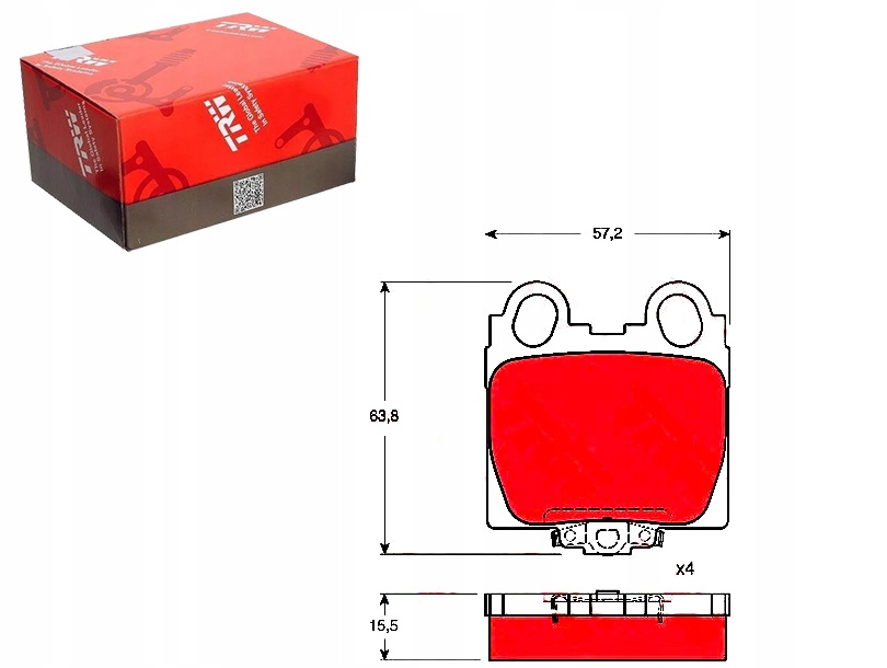 фото №1, Гальмівні колодки гальмівні lexus задня gs is 97-05 з датчик