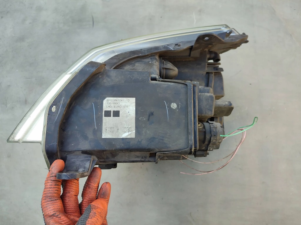 фото №5, Фара лампа правий vel satis 2008 fl lift eu