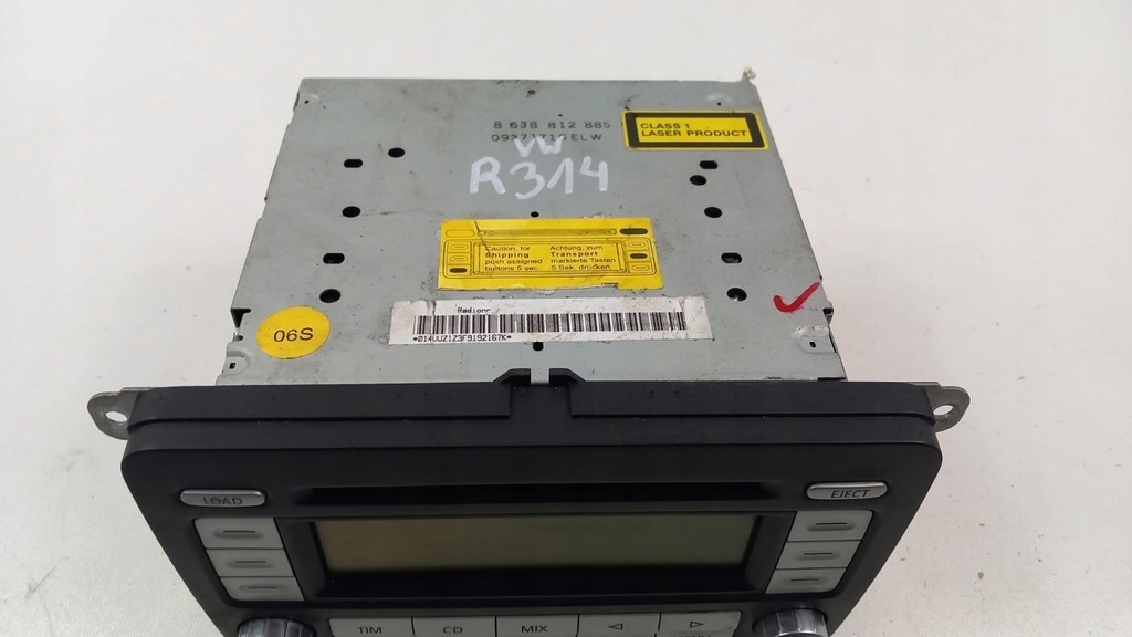 фото №2, Vw радіо cd rcd500 golf v plus passat b6 eos