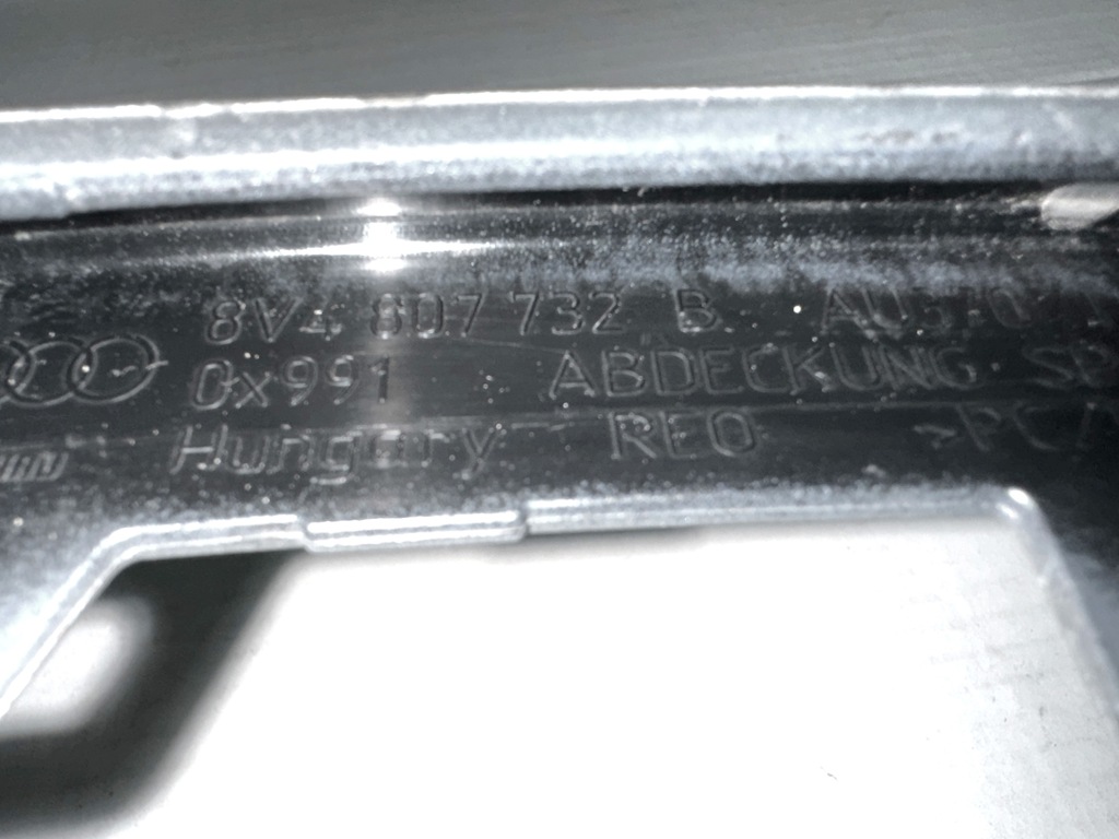 фото №16, Рамка выхлоп диффузор молдинг бампера audi a3 rs3 8v4 8v - kpl