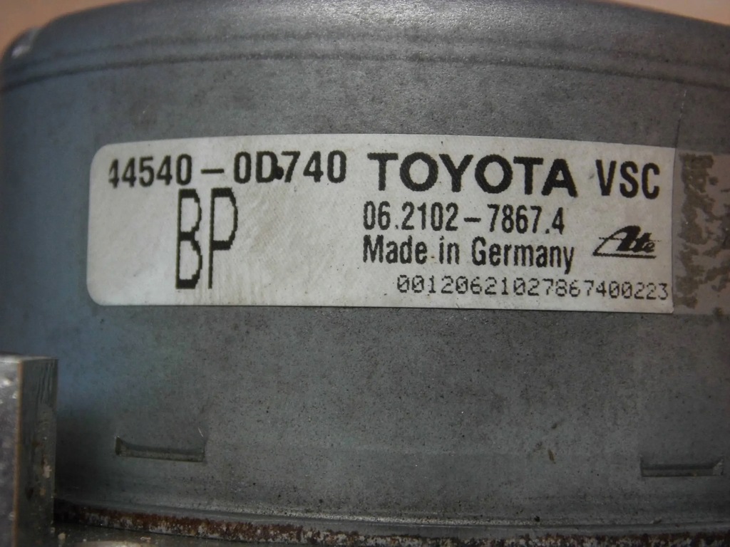 фото №8, Toyota yaris iv 2021+ насос abs 445400d740 44540-0d740