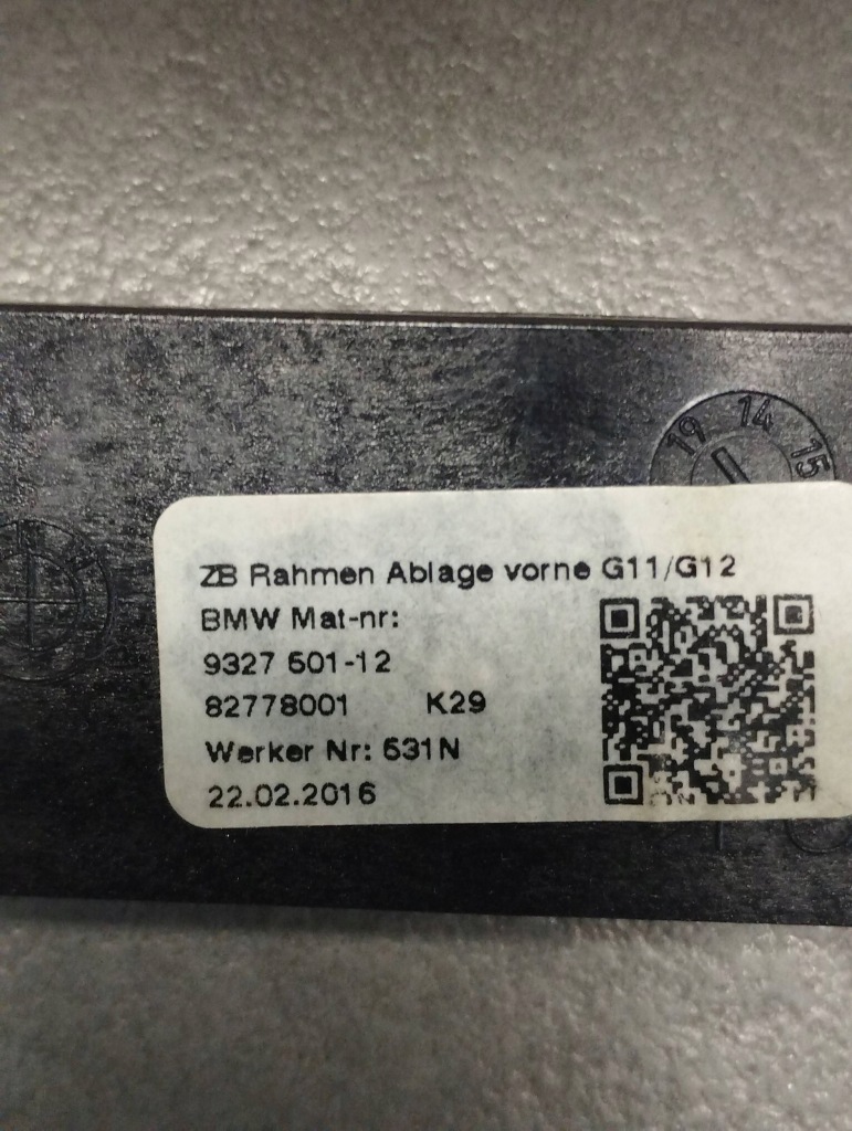 фото №4, Bmw 7 g11 рамка туннель 9327501