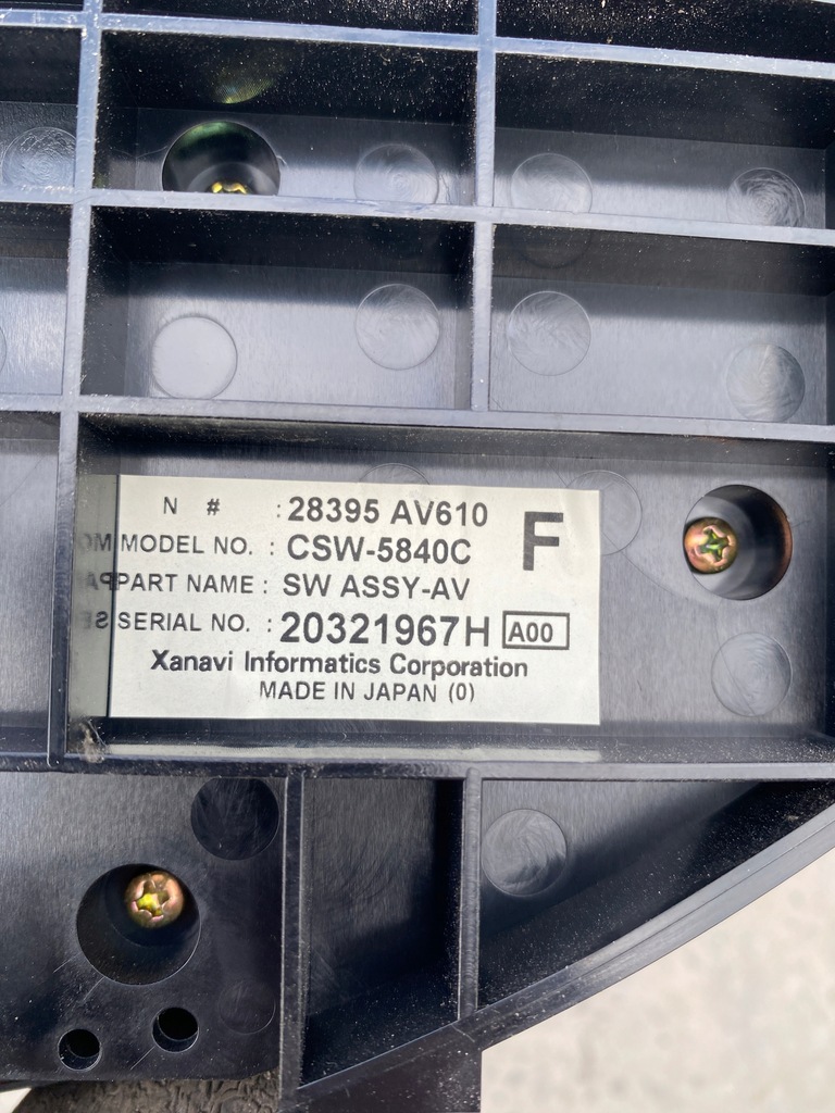 фото №7, Панель управление кондиционера nissan primera p12 2.0 sedan