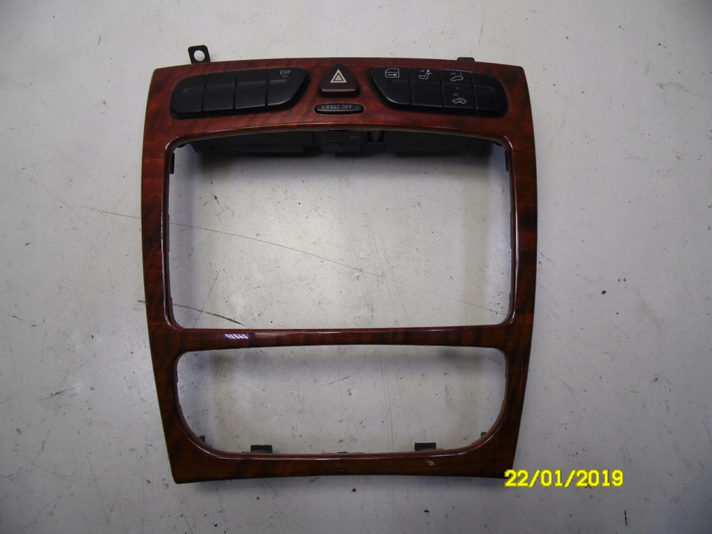 фото №1, Панель аварійних рамка радіо mercedes w203 c klasa