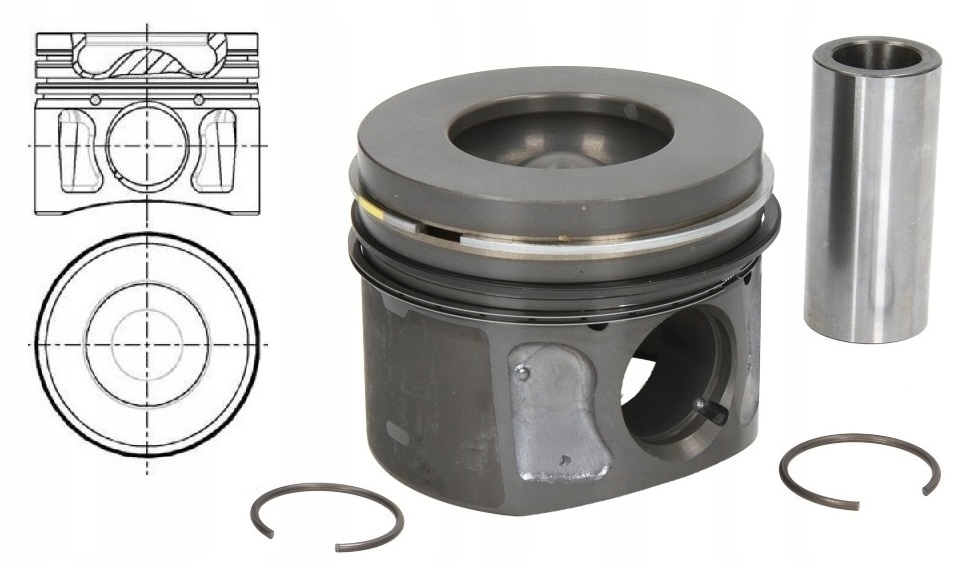 фото №1, Поршень ford peugeot boxer citroen 2.2 hdi 75 mm 49